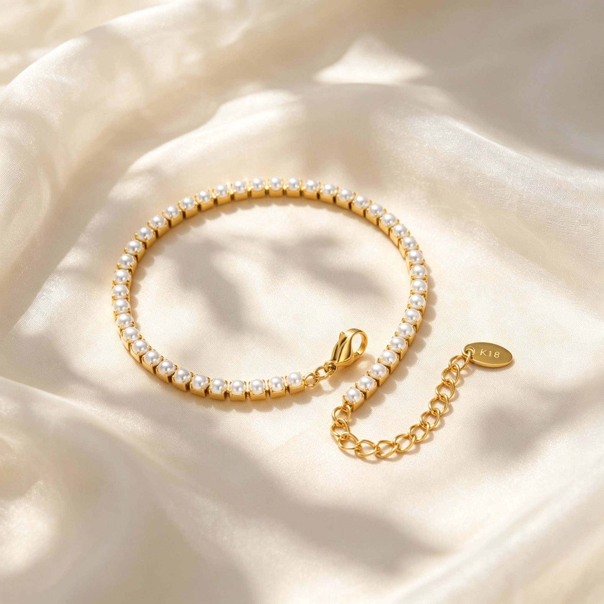 سوار كاحل أنيق مزخرف باللؤلؤ ا - مراجعة Jc Jewelry & Watches Photos وسعره