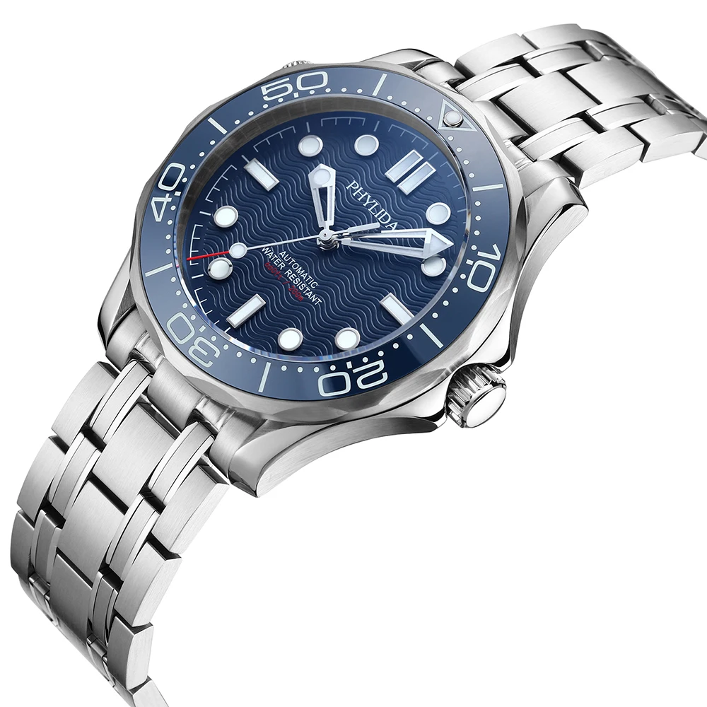 PHYLIDA الأزرق الهاتفي NH38a س - مراجعة Seiko Watch Prospex وسعره