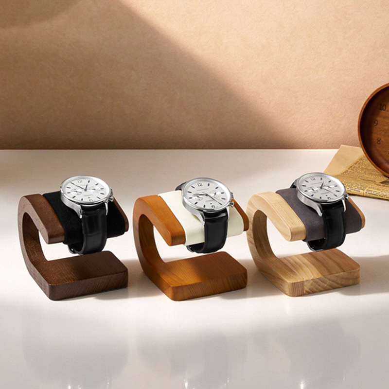 حامل عرض ساعات خشبي جديد من وو - مراجعة Jewelry And Watches Inc وسعره